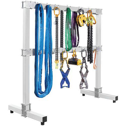 Pórtico fixo com porta-acessórios – capacidade de 1000 kg – Vetter Pórtico fixo com porta-acessórios – capacidade de 1000 kg – Vetter